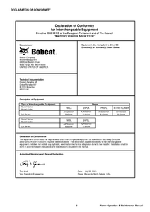 Bobcat 18PSL manual pdf