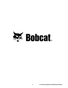Bobcat 14 manual pdf
