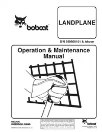 Bobcat Landplane Operation & Maintenance Manual 3 preview