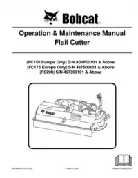 Bobcat Flail Cutter Operation & Maintenance Manual preview