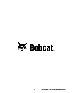 Bobcat A01600101 manual pdf