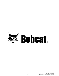Bobcat LT203 service manual