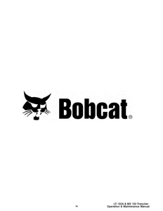 Bobcat 102 service manual