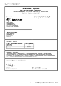 Bobcat TC75 manual pdf