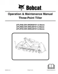 Bobcat Three-Point Tiller   Operation & Maintenance Manual preview