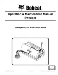 Bobcat Sweeper 84 Operation & Maintenance Manual preview