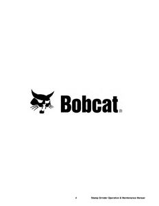 Bobcat SG30 service manual