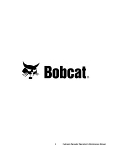 Bobcat HS8 service manual
