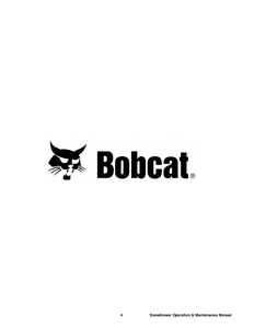 Bobcat  service manual
