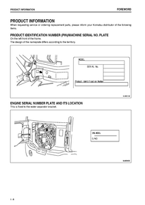 KOMATSU PC35MR service manual