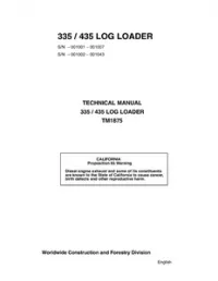 John Deere 335 435 Log Loader - TM1875 preview