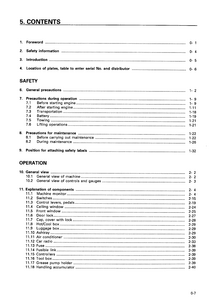 KOMATSU PC230 manual