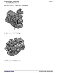 CTM104619 - John Deere PowerTech 6068 Diesel Engine S.N.6068HFC93 (Interim Tier4  Level 23 ECU) Technical Manual preview