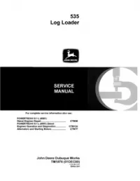 John Deere 535 Log Loader - TM1876 preview