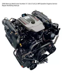2000 Mercury MerCruiser Number 31 5.0L/5.7L/6.2L MPI Gasoline Engines Service Repair Workshop Manual preview
