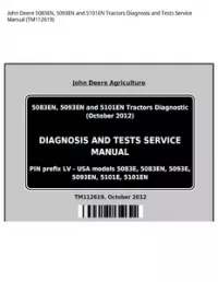 John Deere 5083EN  5093EN and 5101EN Tractors Diagnosis and Tests Service Manual - TM112619 preview
