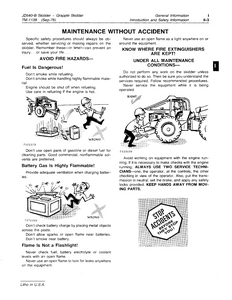 John Deere JD540-B Skidder service manual