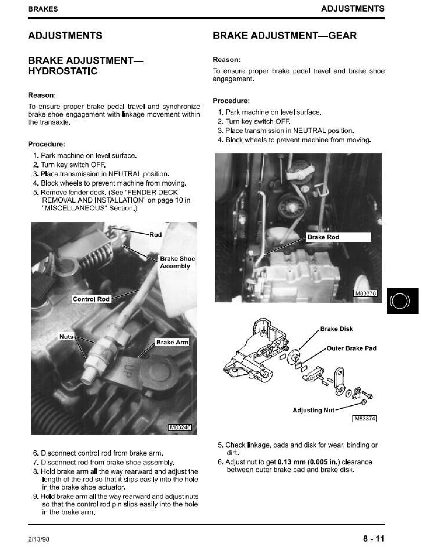 John Deere 1842HV manual pdf