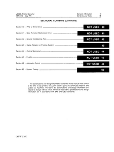 John Deere JD693-B Feller-Buncher manual pdf