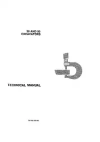 John Deere 30 50 Excavators Service Manual- TM1380 preview
