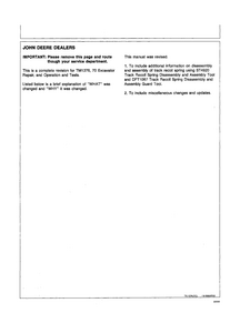 John Deere 70 service manual