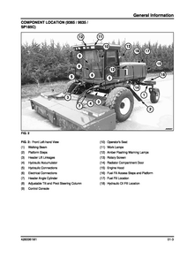 Massey Ferguson 9635 Windrower Tractors Service service manual