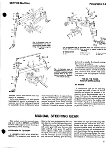 Massey Ferguson MF250 Tractor Shop Service service manual