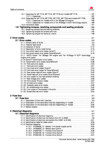 Massey Ferguson 7716 MF Tractor (MF Series) Technician Service Book manual