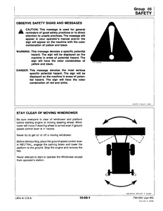 John Deere 2360 Windrower manual