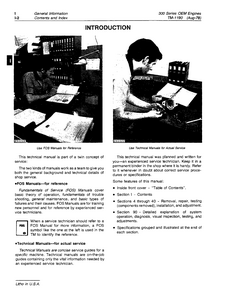 John Deere 300 Series OEM Engines manual pdf
