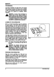 Massey Ferguson (1300 Disc Mower Series) Service manual