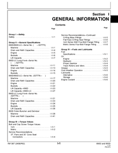 John Deere 693D manual