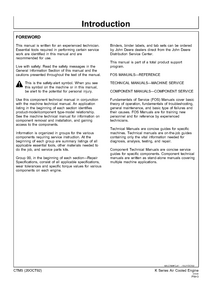 John Deere K Series Air-Cooled Engines manual