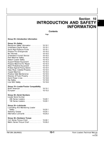 John Deere Farm Loaders manual pdf