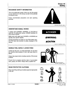 John Deere SX Series service manual