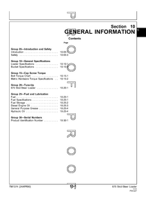 John Deere 675 Skid Steer Loader manual pdf