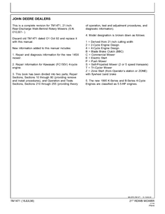 John Deere 4PB/14PT/14PZ service manual