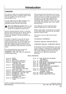 John Deere Teammate 1400 manual