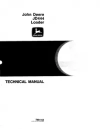 John Deere JD 444 Loader Service Repair Manual preview