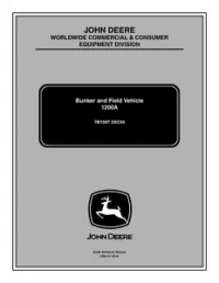 John Deere 1200A Bunker and Field Vehicle Service Repair Technical Manual preview