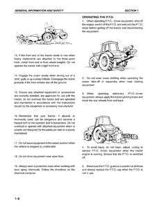 New Holland TM165 Tractor Operator’s manual pdf