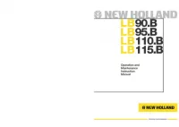 New Holland LB90.B   LB95.B   LB110.B   LB115.B Backhoe Loader Operator’s Manual preview