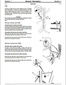 JCB Midi CX Backhoe Loader service manual