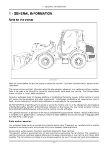 New Holland 4B Tier (Final) Compact Wheel Loader Operator’s manual pdf