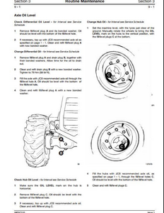 JCB 210 Variants Backhoe Loader manual
