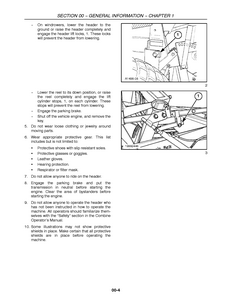 New Holland 94C  Headers service manual