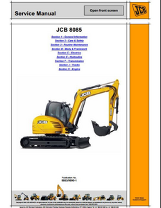JCB 3CX Variants Backhoe Loader manual