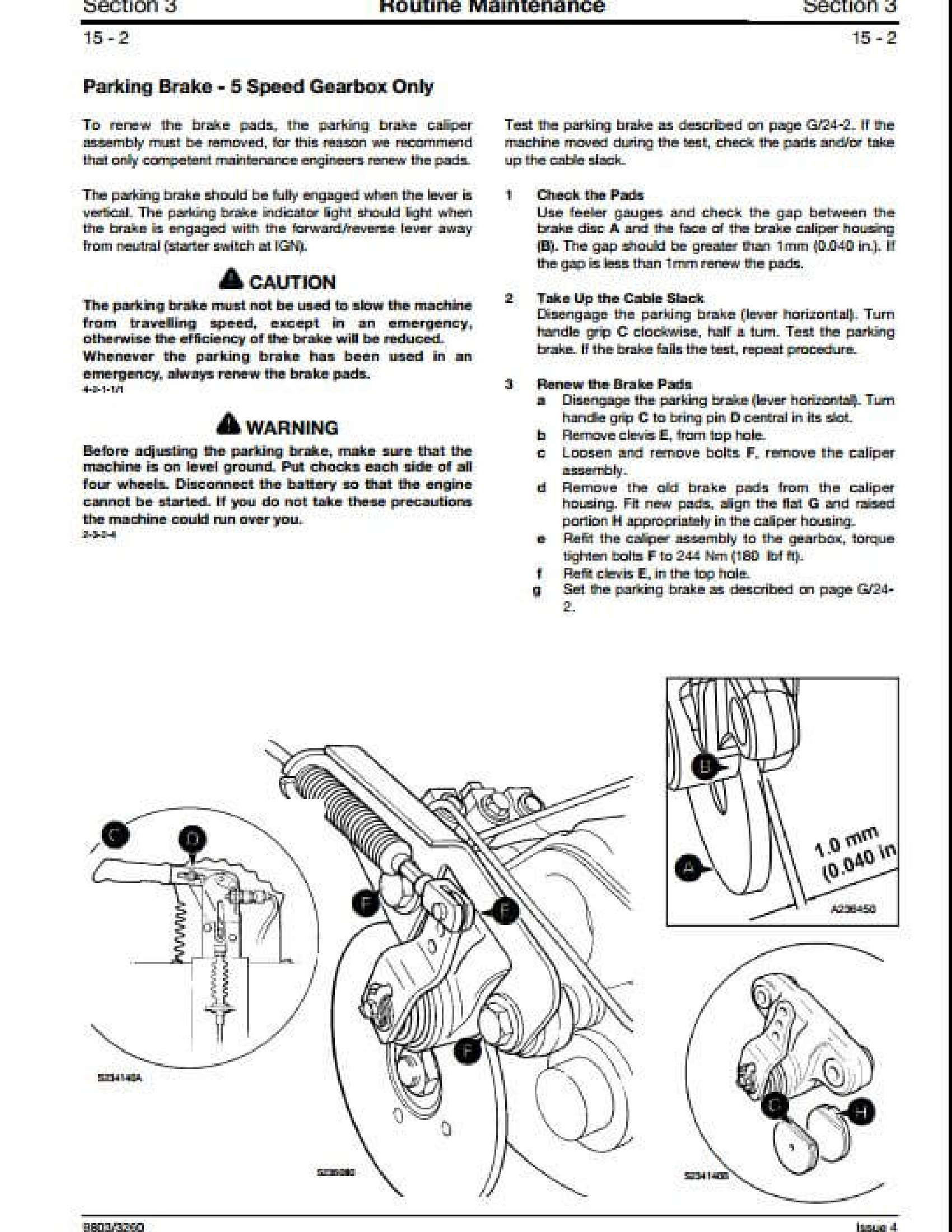 JCB 4CX Variants Backhoe Loader manual