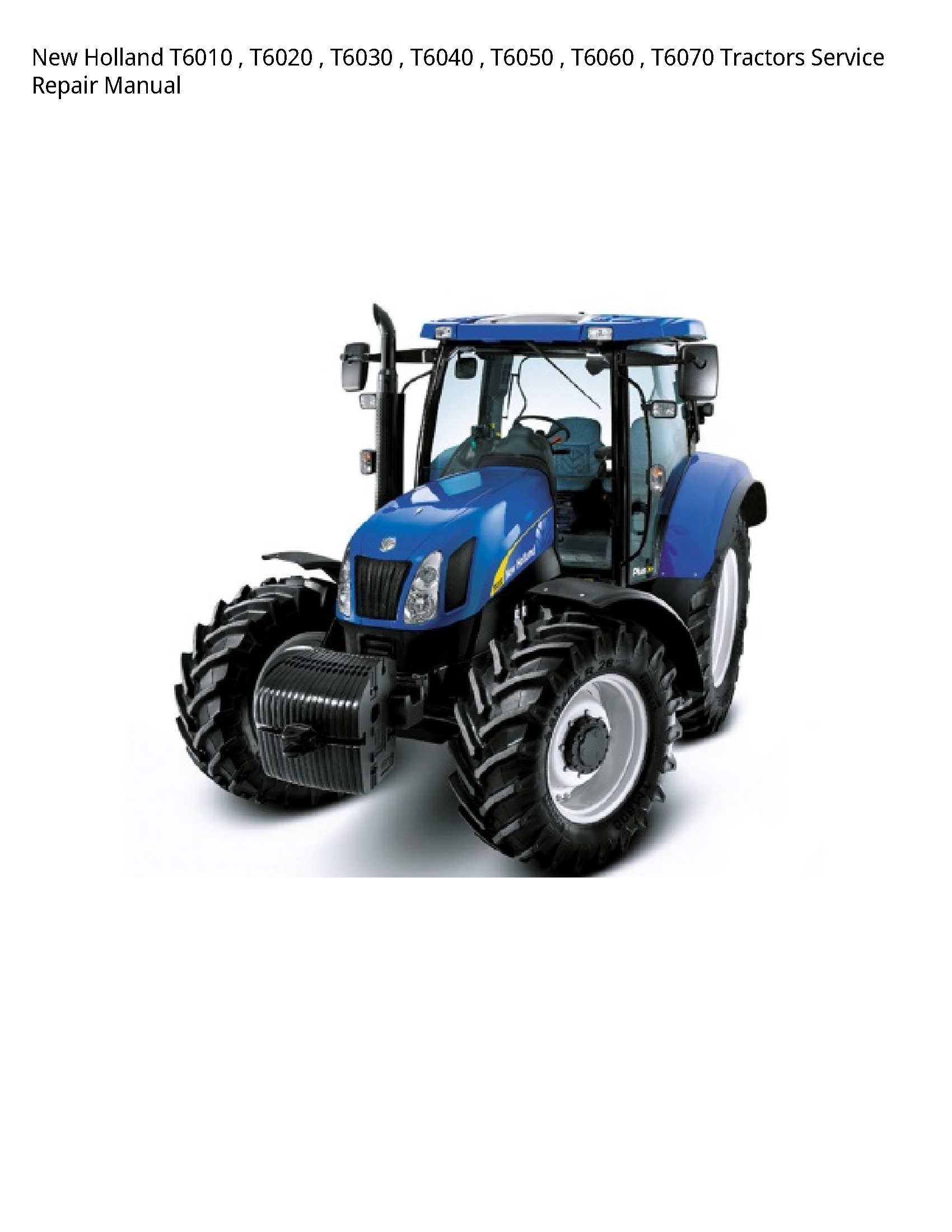 New Holland T6010 Tractors manual