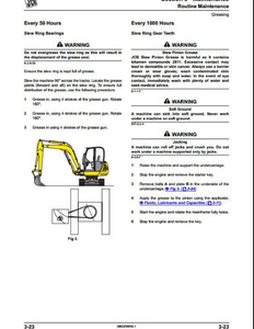 JCB 4CX Variants Backhoe Loader manual